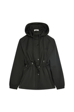 Commonplace - Pull In Nylon Windbreaker, Black