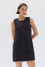 Assembly Label - Coralie Linen Mini Dress, Black