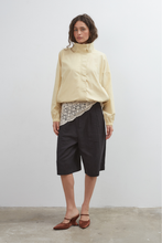 Commonplace - Crochet Triangle Scarf, Cream