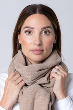 Dark Hampton - Clements Wool Scarf, Warm Beige
