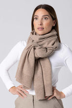 Dark Hampton - Clements Wool Scarf, Warm Beige