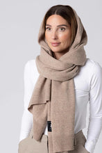 Dark Hampton - Clements Wool Scarf, Warm Beige