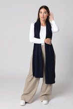 Dark Hampton - Stratford Wool Scarf, Deep Navy