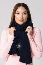 Dark Hampton - Stratford Wool Scarf, Deep Navy
