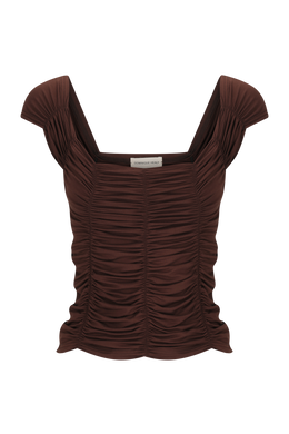 Dominique Healy - Jolene Tee, Espresso Jersey