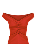 Dominique Healy - Niveah Tee, Scarlet