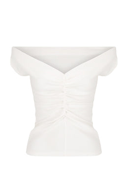 Dominique Healy - Niveah Tee, Off-White Rib