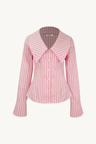 Ruby - Eddie Shirt, Pink and Red Stripe