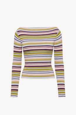 Ruby - Emma Knit Longsleeve, Blueberry Pancake