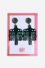 Studio Soph - Big Birds Earrings, Forest Green