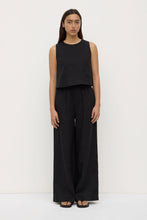 Assembly Label - Everyday Linen Pant, Black