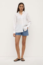 Assembly Label - Womens Everyday Linen Shirt, White