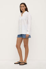 Assembly Label - Womens Everyday Linen Shirt, White