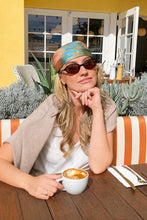 Dark Hampton - DH x Jackie Green The Fabulous Petite Silk Scarf, Blush/Olive