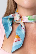Dark Hampton x Carrie Broomhall - Finn Petite Silk Scarf, Blue Multi