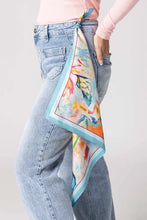 Dark Hampton x Carrie Broomhall - Finn Petite Silk Scarf, Blue Multi