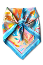 Dark Hampton x Carrie Broomhall - Finn Petite Silk Scarf, Blue Multi