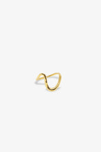 Flash Jewellery - Swirl Ring, 14k Vermeil