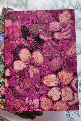 Fleur Woods - Greeting Card, Garden Wanderings Hydrangea