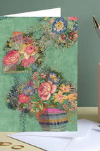Fleur Woods - Greeting Card, Garden Wanderings Vintage Roses