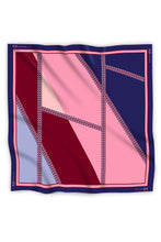 Dark Hampton - The Forbes Cashmere Modal Scarf, Navy Blue Pink