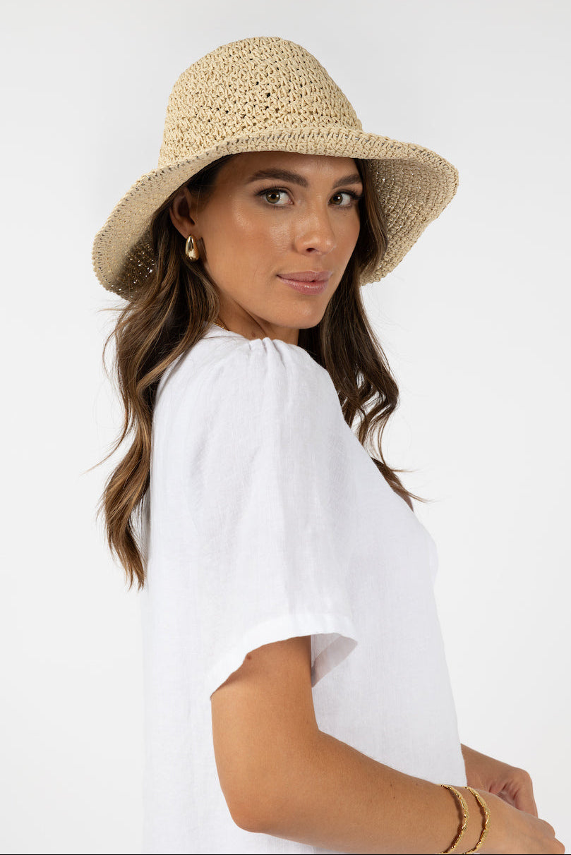 Humidity - Seaside Bucket Hat, Natural