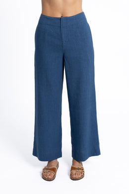 Humidity - Fleetwood Linen Pant, Ocean Blue