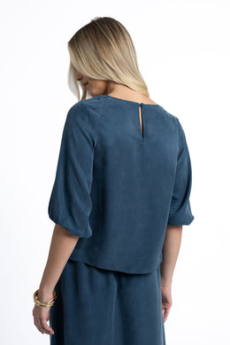 Humidity - Ivy Blouse, Navy