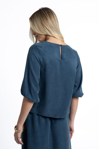 Humidity - Ivy Blouse, Navy