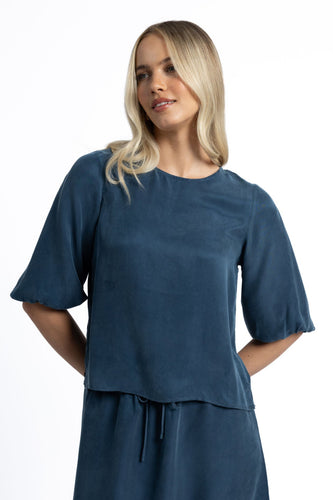 Humidity - Ivy Blouse, Navy