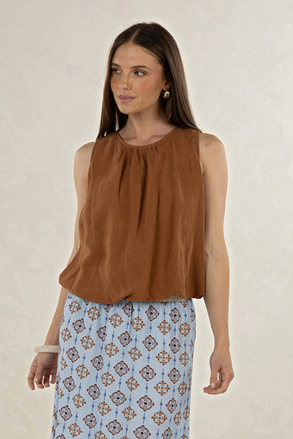 Humidity - Samara Top, Tobacco