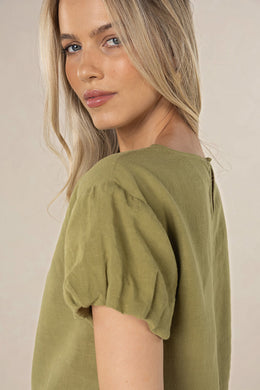 Humidity - Marise Top, Olive