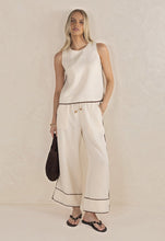 Humidity - Lugano Top, Cream/Choc