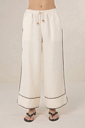 Humidity - Lugano Pant, Cream/Choc