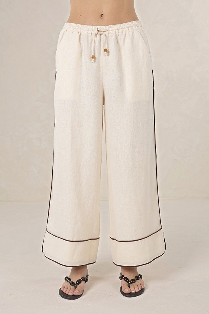 Humidity - Lugano Pant, Cream/Choc