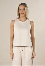 Humidity - Lugano Top, Cream/Choc