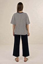 Humidity - Bestie Stripe Tee, Midnight
