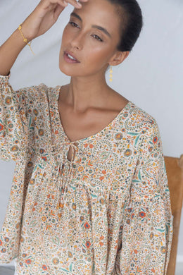 Humidity - Lara Blouse, Turkish Delight Almond