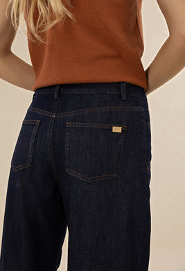 Humidity - Ivy Barrel Jean, Dark Blue