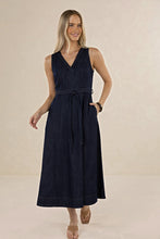 Humidity - Ivy Denim Midi Dress, Dark Blue