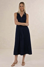 Humidity - Ivy Denim Midi Dress, Dark Blue