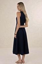 Humidity - Ivy Denim Midi Dress, Dark Blue