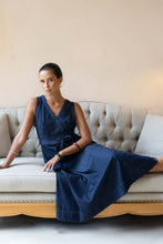 Humidity - Ivy Denim Midi Dress, Dark Blue