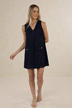 Humidity - Ivy Denim Shift Dress, Dark Blue