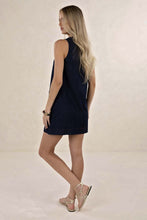 Humidity - Ivy Denim Shift Dress, Dark Blue