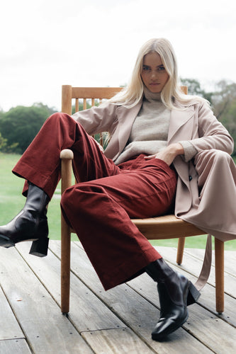 Humidity - Suki Cord Pant, Rust