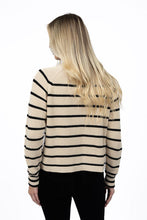 Humidity - Sorrento Stripe Jumper, Stone / Black