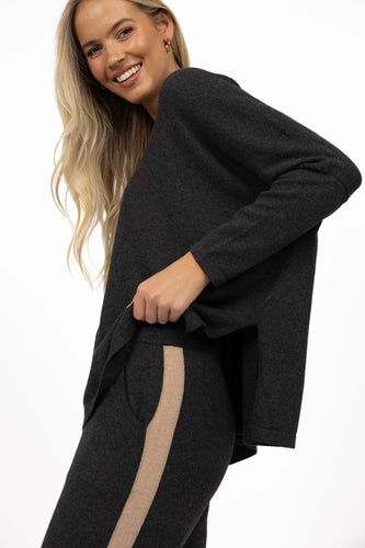 Humidity - Grande Sweater, Charcoal