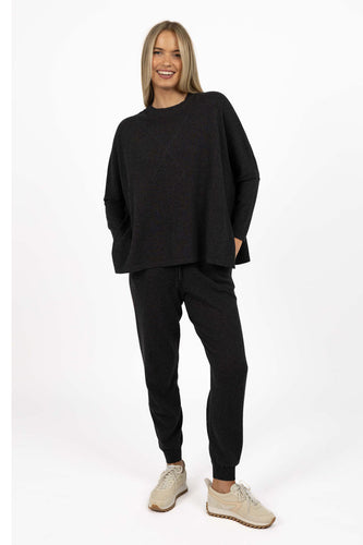 Humidity - Grande Sweater, Charcoal