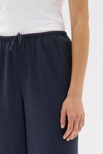 Assembly Label - Heather Silk Blend Pant, Navy